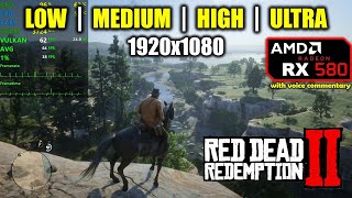 RX 580  Red Dead Redemption 2  II  1080p All Settings [upl. by Gnahk]