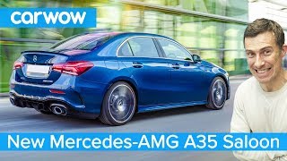 New MercedesAMG A35 Saloon Sedan 2020  see why its the ultimate small posh performance car [upl. by Melac]