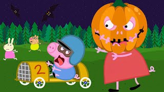 Welcome to Halloween  Peppa Pumpkin Monster  Peppa Pig Funny Animation [upl. by Ennaerb]