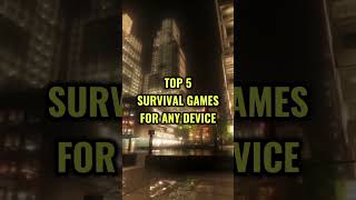 Top 5 Survival Games For Mobil shorts survival [upl. by Gualtiero]