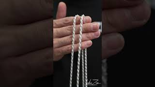 4mm Prism Rope Chain Hidden jewelry gem [upl. by Lynnelle]