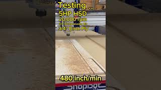 ShopBot ATC full depth test cuts in birch plywood cncwoodworking wood cnc woodworkingmachines [upl. by Eelarbed400]