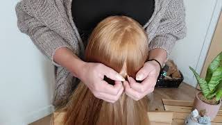 ASMR CLICKETY NAILS AND HAIR PARTING  No Talking asmr asmrhair asmrnails [upl. by Doreg]