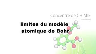 Chapitre 1 bohr limites [upl. by Karlow]