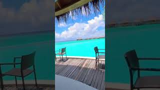 Maldives trip 🏖️ water villa splendid view [upl. by Veneaux]