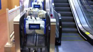 Walmart Shopping Cart Escalator [upl. by Warthman]