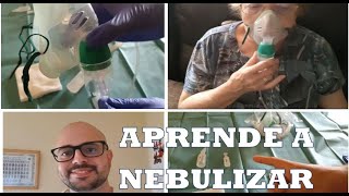 Aprende a Nebulizar y preparar Nebulización [upl. by Adnohsed]