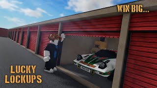 LUCKY LOCKUPS  Playing Storage Wars  Can I get profit in Roblox [upl. by Avaria767]