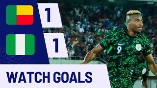 NIGERIA vs BENIN 11 WATCH FULL HIGHLIGHTSALL GOALSAFCON 2024 [upl. by Bonar600]