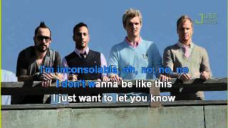 Backstreet Boys  Inconsolable Karaoke [upl. by Jayme]