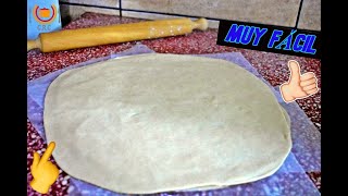 MASA para TARTA Salada sin MANTECA solo 3 ingredientes 😱  Cocina de Restaurante en Casa [upl. by Pancho]