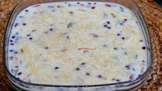 Sheer khurma Recipe  popular Dessert Sheer khurma Eid Special  शीर खुरमा बनाने का सबसे आसान तरीका [upl. by Alec]