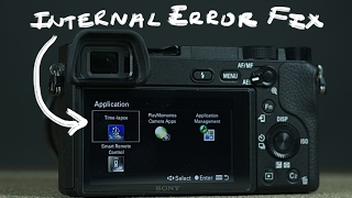 Internal error fix Cant install PlayMemories Timelapse app on Sony camera a6000a6300a7S [upl. by Leinahtam321]