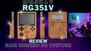 tudo sobre RG351V  MELHOR CONSOLE PORTÁTIL [upl. by Heloise]