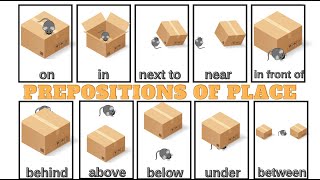 Prepositions of Place  Learn English [upl. by Obediah]