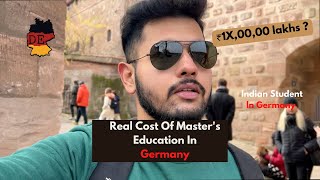 2024 Real Cost To Study in Germany As An Indian Student  Real Expense of Masters in Germany [upl. by Ledah236]