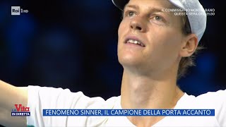 Fenomeno Sinner il campione della porta accanto  La Vita in diretta  15112023 [upl. by Tessil512]