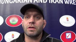 Coach Matt Lindland after day 1 of Greco World Clubs Cup [upl. by Wynnie]