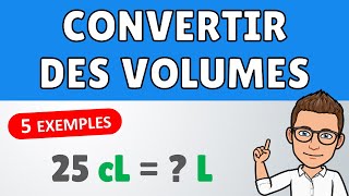 Comment convertir des volumes  ✅ 5 exemples  Conversions  Mathématiques [upl. by Kciredes897]