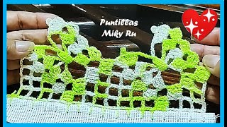 🪡🎀 Acompáñame a tejer una hermosa y coqueta puntilla de mariposas🥰💝  Puntilla No 403  Miky Ru [upl. by Reinaldo759]