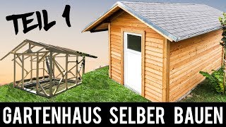 14 🔥 Gartenhaus 🔥 SELBER BAUEN  ANLEITUNG Schritt für Schritt Gartenhütte Holzhütte [upl. by Trish]