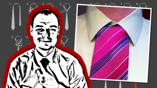 How to Tie a Necktie Onassis Knot [upl. by Abigale]