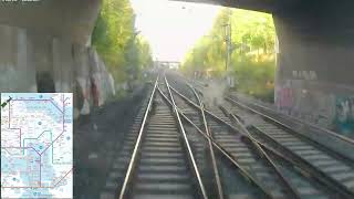 Ring Rail Line in Helsinki metropolitan area  timelapse [upl. by Leemaj]