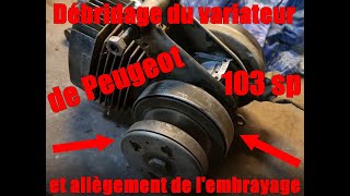 quotTutoquot débridage variateur et allègement embrayage sur Peugeot 103 [upl. by Tol]