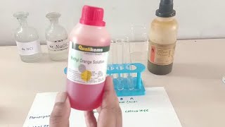 Acid Bases Indicator Test  Chemistry Demonstration  Grade 7  12  indicators [upl. by Avilla]