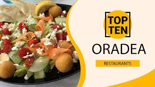 Top 10 Best Restaurants to Visit in Oradea  Romania  English [upl. by Adhern]