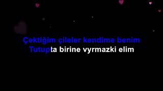 KARAOKE Yıkıla yıkıla sol karar [upl. by Aicaca]