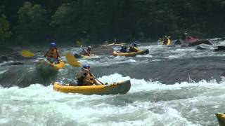 Woods Ferry Rapid  Summer Gauley River [upl. by Akima]