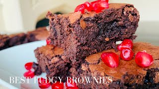 The Best Fudgy Brownie recipe  Easy way of making the most perfect Fudgiest Brownies [upl. by Hollander]