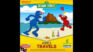 Sesame Street Grovers Travels PCWindows 1997 Read and Play Mode longplay [upl. by Karee640]