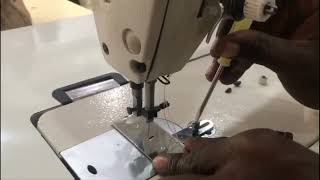 How to use industrial buttonhole foot [upl. by Noicnecsa]