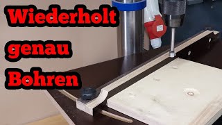 Bohrtisch für die Standbohrmaschine  Tischbohrmaschine selber bauen  Bastel Town [upl. by Frazier474]