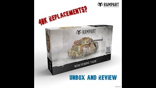 NEW 40k model alternatives Rampart Wolverine Tank [upl. by Beck]