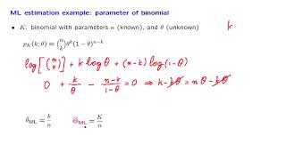 L2010 Maximum Likelihood Estimation Examples [upl. by Rehtul]