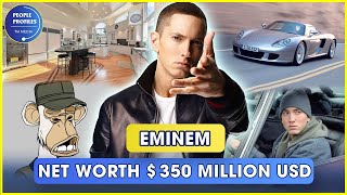 Eminem Net Worth 2023 Bio Career Income House Cars Wife  People Profiles [upl. by Stenger93]