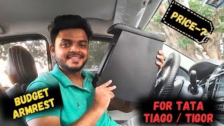 2024 TiagoTigor Armrest Installation ✅👌🏻  Best Budget Armrest Installation for Tata TiagoTigor ✅ [upl. by Kelby]