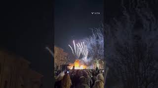 Last year fireworks at the Sismondo Castle in Rimini 🎆🎇 Watch the real show until the end🤩 [upl. by Andrien]