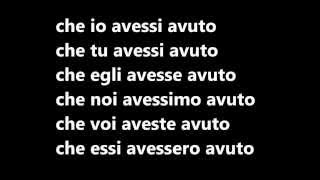 LEZIONI DI ITALIANO Coniugazione completa verbo avere [upl. by Blossom828]