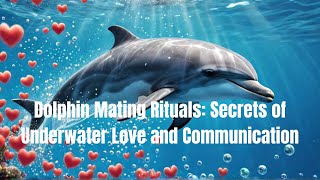 Dolphin Mating Rituals Secrets of Underwater Love and Communication [upl. by Ekul]