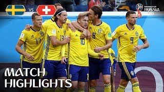 Sweden v Switzerland  2018 FIFA World Cup  Match Highlights [upl. by Lotsirk]