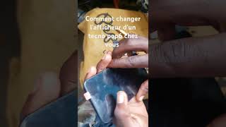 Comment changer lafficheur tecno pop6 chez vous reparation tutorial tutoriel telephone repair [upl. by Mingche]