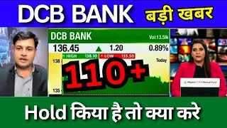 DCB BANK share latest news today DCB Bank share analysis DCB Bank target price 2024 [upl. by Tabitha172]