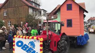 Karnevalsumzug 2018 in Lauenberg [upl. by Alegnat902]