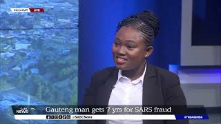 South African Revenue Service  Gauteng man jailed for defrauding SARS [upl. by Hahsia935]