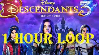 1 HOUR LOOP Night falls  Descendants 3 disney Descendants3 nightfalls [upl. by Annerahs9]