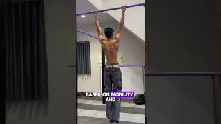 Scapula Pullups 💯fitnessmotivation calisthenics pullupsbodyweightexercises [upl. by Adamok]